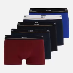 Image of BOSS Bodywear Mens 5 Pack Essential Boxer Trunks - Open Miscellaneous - L