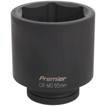 Image of Sealey 1" Drive Deep Hexagon Impact Socket Metric 1" 95mm