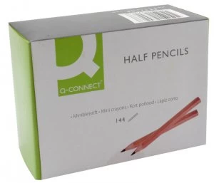 Image of Q Connect Half Pencils Pk144