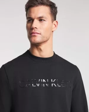 Image of Calvin Klein Matt Shine Logo Sweat