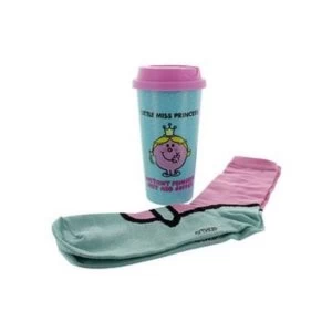 Image of Mr. Men And Little Miss - Little Miss Princess Travel And Socks Mug