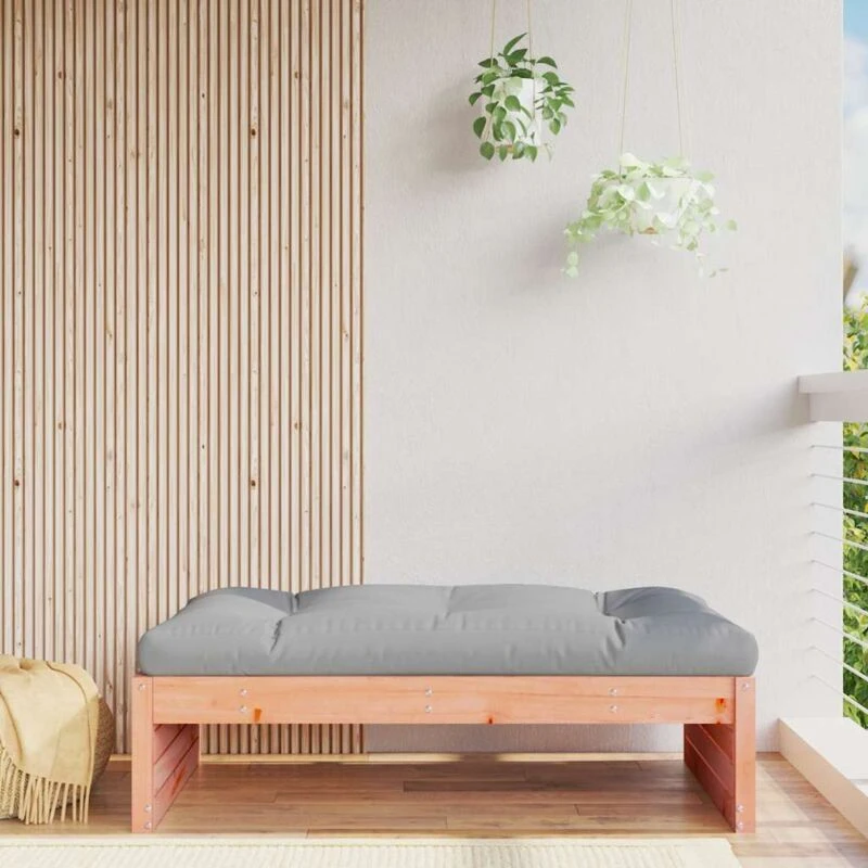 Image of VIDAXL Garden Footstool 120x80cm Solid Wood Douglas Vidaxl 8720845803315