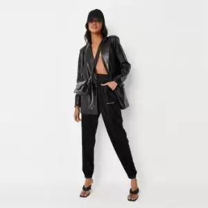 Missguided Velour Jogger Missguided - Black