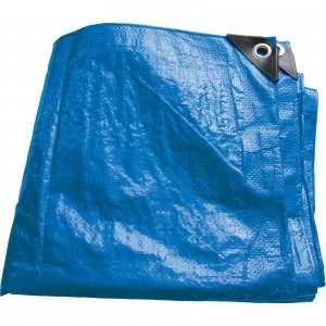 Image of Draper Expert Heavy Duty Polyethylene Tarpaulin 3m 5m