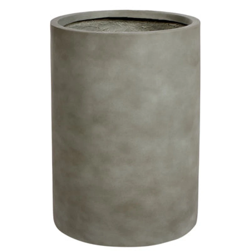 Image of Beliani Traditional Plant Pot Eucommia 36cm Grey