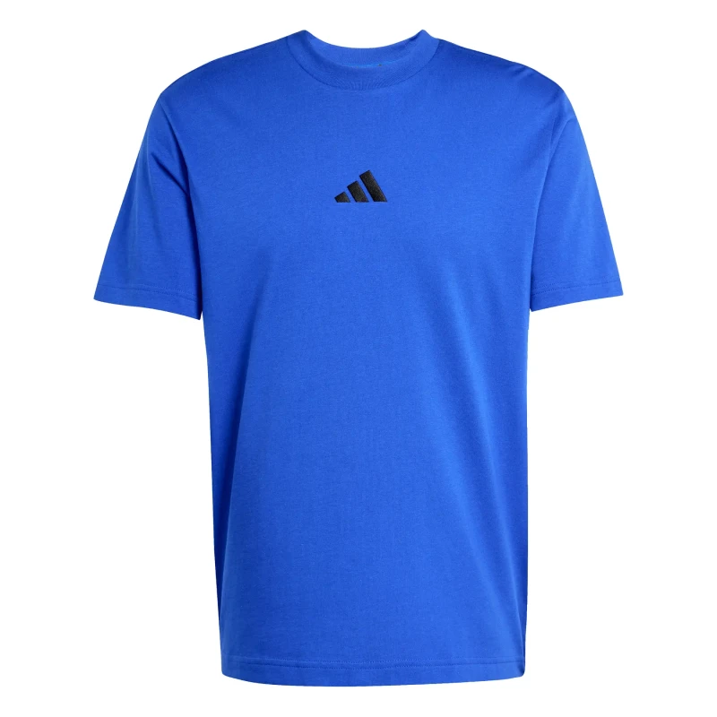 Image of Adidas Simple jersey T-Shirt adidas Essentials Small Logo Bleu Male S