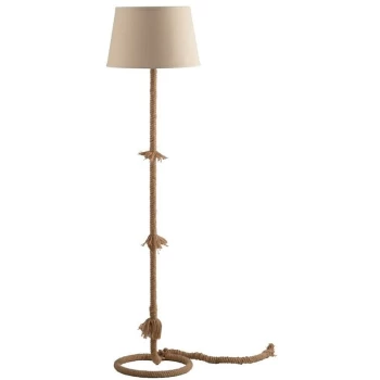 Image of Fan Europe Lighting - Fan Europe Rope - Rope Design Floor Pendant Tappered Shade, Beige, E27