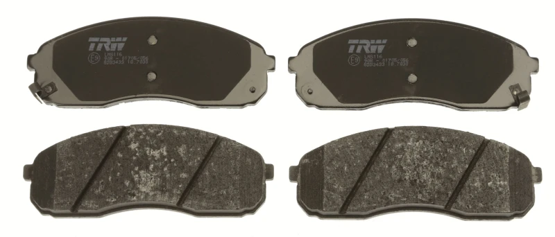 Image of TRW GDB3433 Brake pad set with acoustic wear warning Brake Pad Set,disc brake (402)