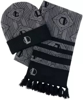 Image of League Of Legends Icon Gift Set Scarf Black grey