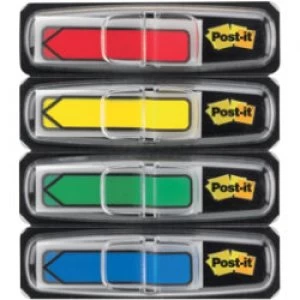 Image of Post it Index Flags 684ARR3 Assorted 11 9 x 43 2mm 4 Pieces of 24 Strips