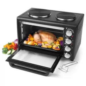 image of Salter 28L Mini Toaster Oven with 2 Hobs 206590