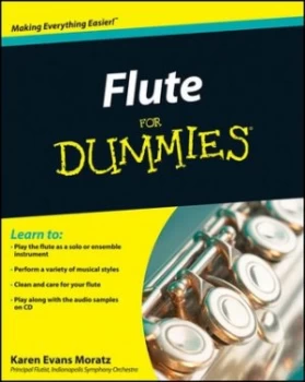 Image of Flute for Dummies by Karen Evans Moratz Book