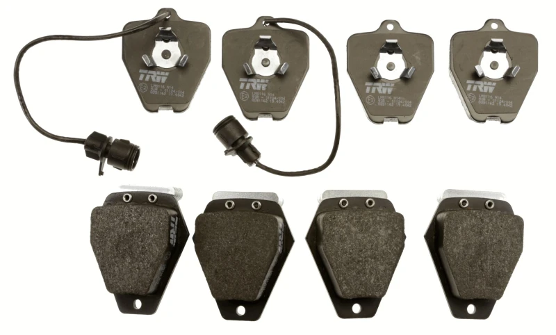 Image of TRW GDB1162 Brake pad set incl. wear warning contact Brake Pad Set,disc brake (402)