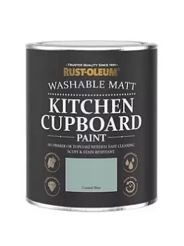 image of Rust-Oleum Kitchen Cupboard Paint - Costal Blue