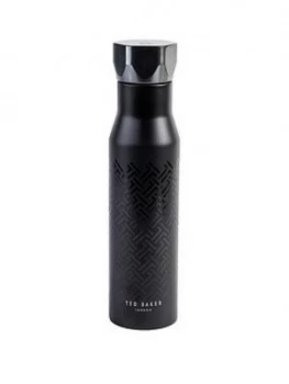 image of Ted Baker Water Bottle Hexagonal Lid - Black 750Ml