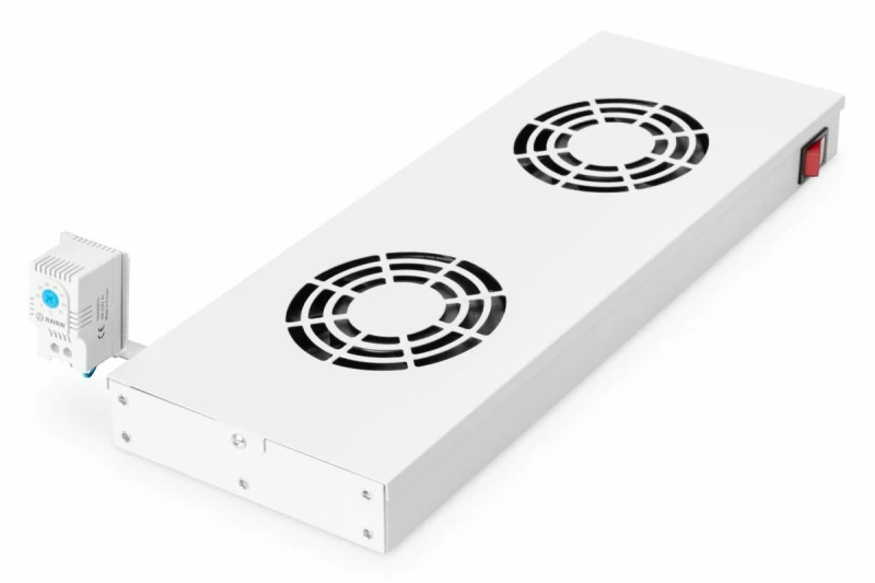 Image of Equip Cooling Fans 19'. 1U. 2FANS. RAL7035 Grey