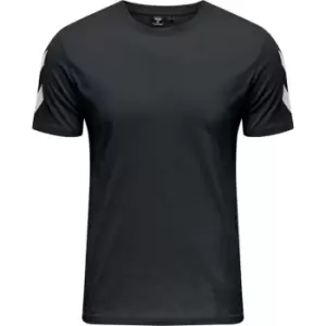 Image of Hummel Chevron T Shirt Adults - Black