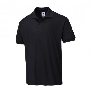 Portwest Naples Polo Shirt Black M