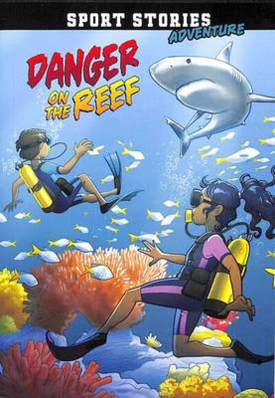 Image of Jake Maddox Danger on the Reef Book Multi unisex