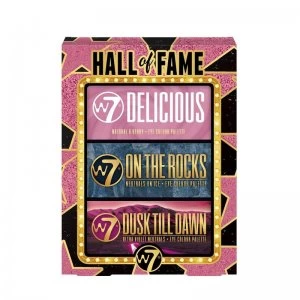 Image of W7 Hall of Fame Eye Shadow Palette Set