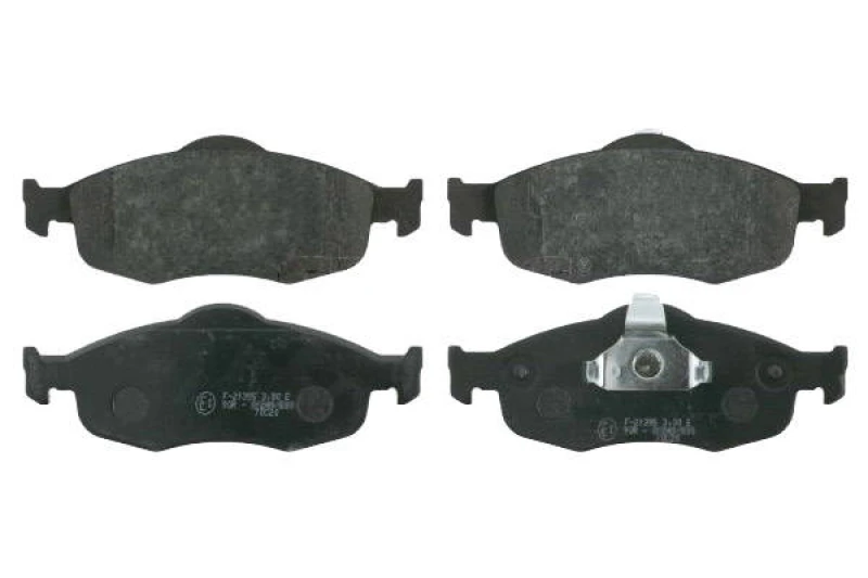 Image of SWAG 50 91 6202 Brake pad set Front Axle, excl. wear warning contact, with piston clip Brake Pad Set,disc brake (402)