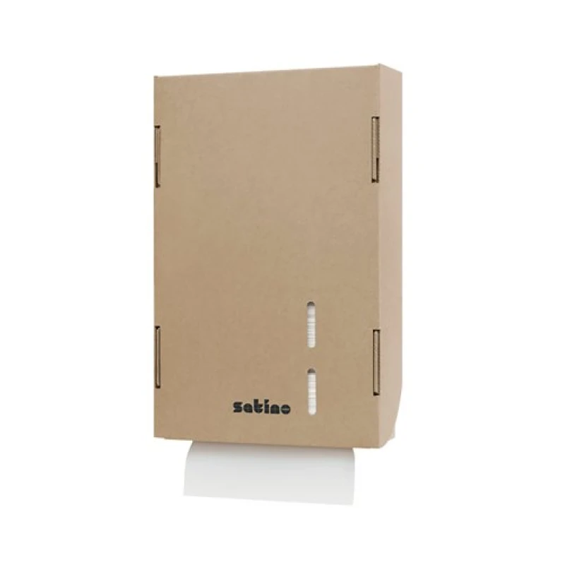 Image of Satino Towel Dispenser Cardboard Brown (6 Pack) 332850