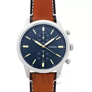 Image of Fossil Men Townsman 44mm Chronograph Luggage Leather Watch
