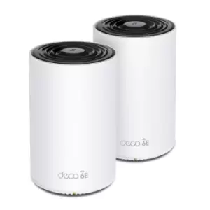 Image of TP Link AXE5400 Tri-Band Mesh WiFi 6E System, 2-Pack