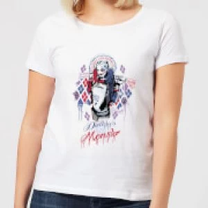 Image of DC Comics Suicide Squad Daddys Lil Monster Womens T-Shirt - White