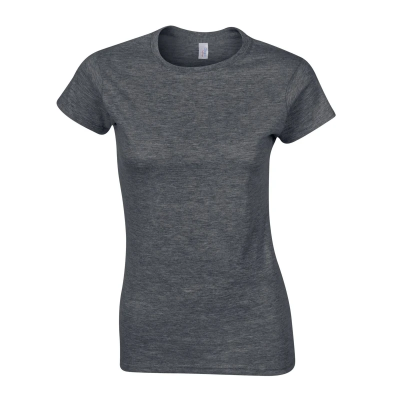 Image of Gildan Softstyle Ringspun Cotton T-Shirt Grey female