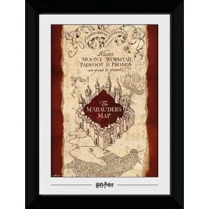 image of Harry Potter Marauders Map 50 x 70cm Collector Print