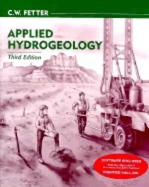 Image of applied hydrogeology book and disk