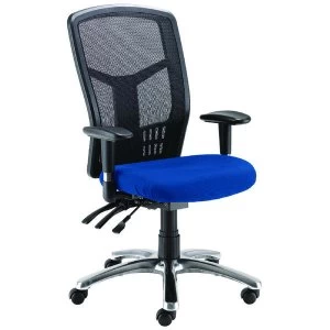Image of Avior Logan High Back Mesh Operator Blue Chair KF97088