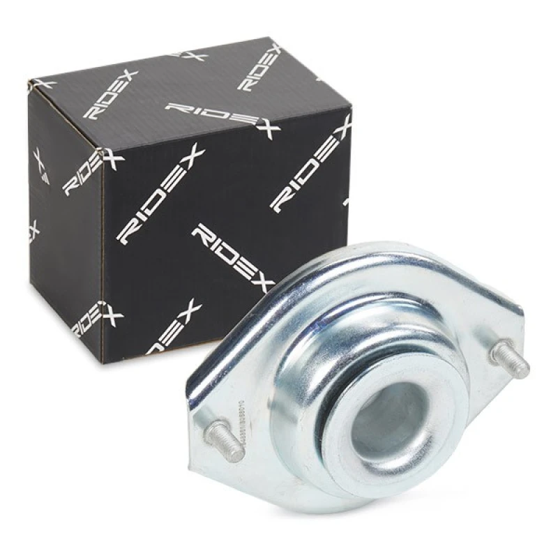 Image of RIDEX 1180S0088 Top strut mount Front Axle, without ball bearing Metal Suspension Strut Support Bearing (1180)