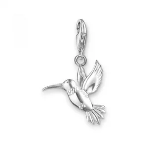 Image of Ladies Thomas Sabo Sterling Silver Charm Club Hummingbird Charm