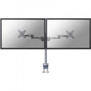 Image of NewStar FPMA-D935D 2x Monitor desk mount 25,4cm (10) - 68,6cm (27) Height-adjustable, Tiltable, Swivelling, Swivelling