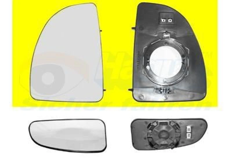 Image of VAN WEZEL Wing mirror glass VAN WEZEL 1747838