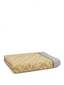 image of Bianca Cottonsoft Cassia Border 100% Cotton Bath Sheet