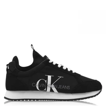 Image of Calvin Klein Jeans Jemmy Low Top Suede Trainers - Black
