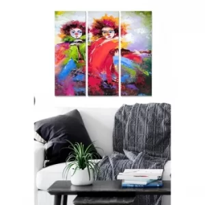 Image of MDF1145887 Multicolor Decorative MDF Painting (3 Pieces)