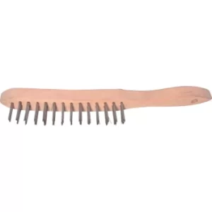 Image of 2-Row Stainless Steel Wire Scratch Brush