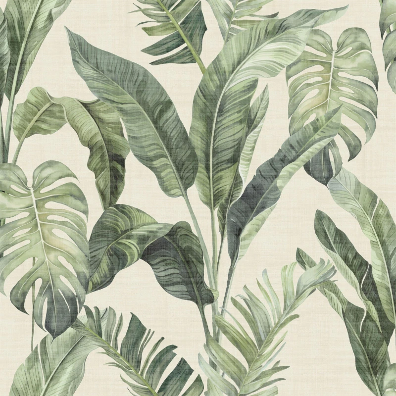 Image of Arthouse Palm Springs Natural Green Wallpaper Green unisex One Size