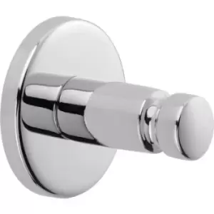 image of tesa SMOOZ Adhesive hook (L x W x H) 37 x 37 x 37mm Chrome (glossy) Content: