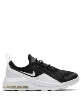 Image of Nike Air Max Motion 2 Childrens Trainers - Black/White, Size 10