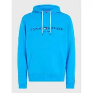 image of Tommy Hilfiger Tommy Logo Hoody - Blue