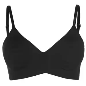Image of Calvin Klein Calvin Form Unlined Bra Womens - Black