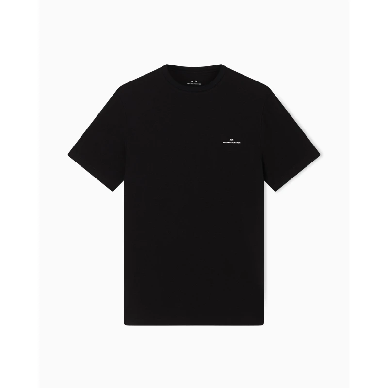Image of Armani Exchange Mens Regular Fit T-Shirt Black UC001 male S