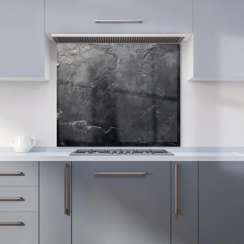 Image of Warren Reed - Designer Dark Concrete Effect Kitchen Splashback in Green Size: 900mm x 650mm Green Unisex 900mm x 650mm