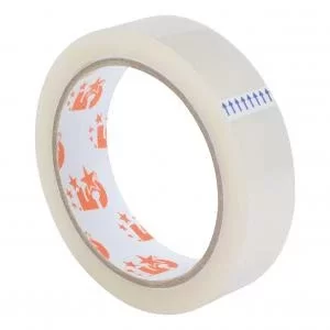 Image of Office Clear Tape Roll Large Easy-tear Polypropylene 40 Microns 24mm x