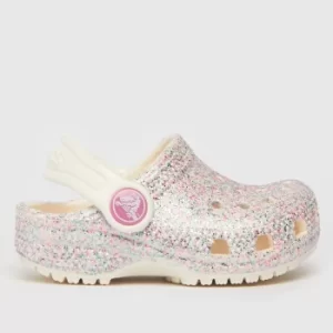 image of Crocs Multi Classic Glitter Sandals Toddler